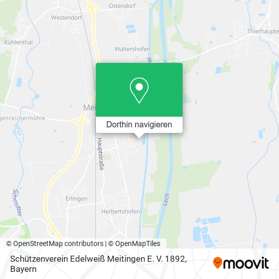 Schützenverein Edelweiß Meitingen E. V. 1892 Karte