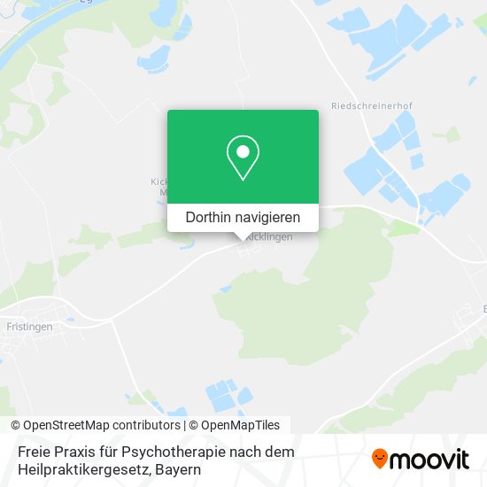 Freie Praxis für Psychotherapie nach dem Heilpraktikergesetz Karte