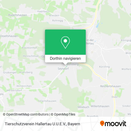 Tierschutzverein Hallertau U.U.E.V. Karte