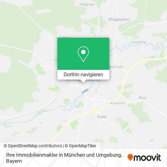 Ihre Immobilienmakler in München und Umgebung Karte