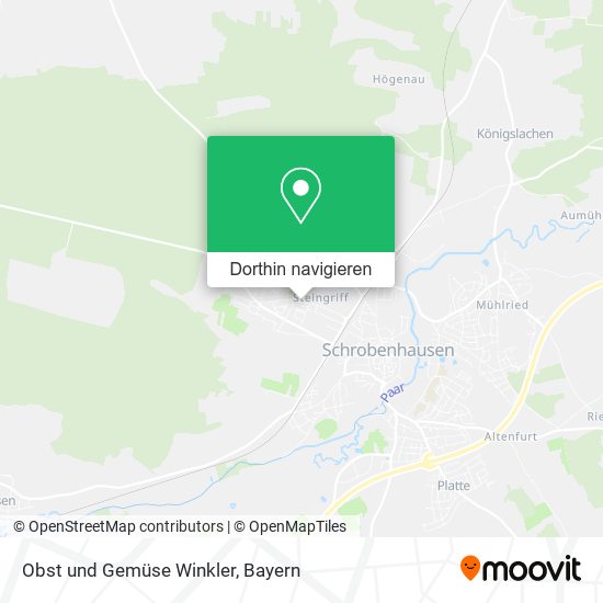 Obst und Gemüse Winkler Karte