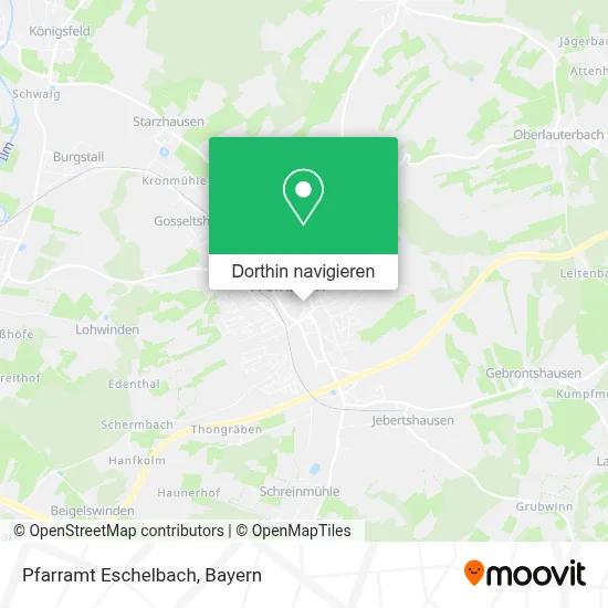 Pfarramt Eschelbach Karte