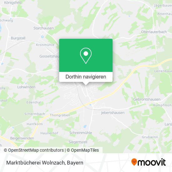 Marktbücherei Wolnzach Karte