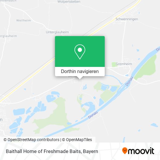 Baithall Home of Freshmade Baits Karte