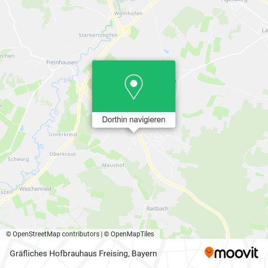 Gräfliches Hofbrauhaus Freising Karte
