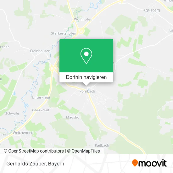 Gerhards Zauber Karte