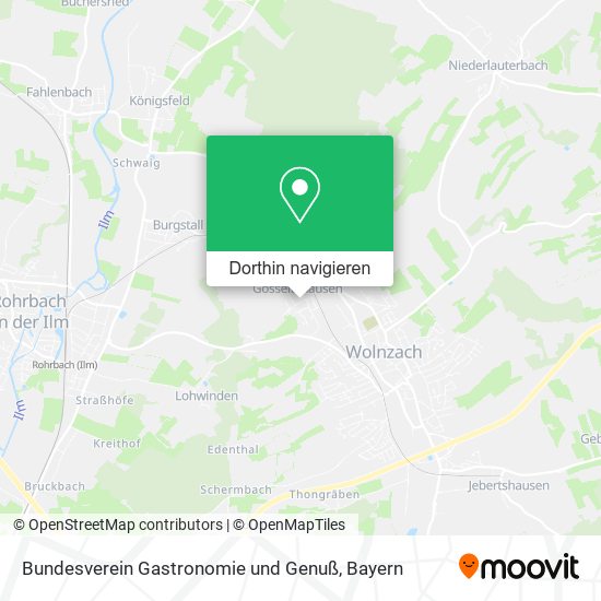 Bundesverein Gastronomie und Genuß Karte
