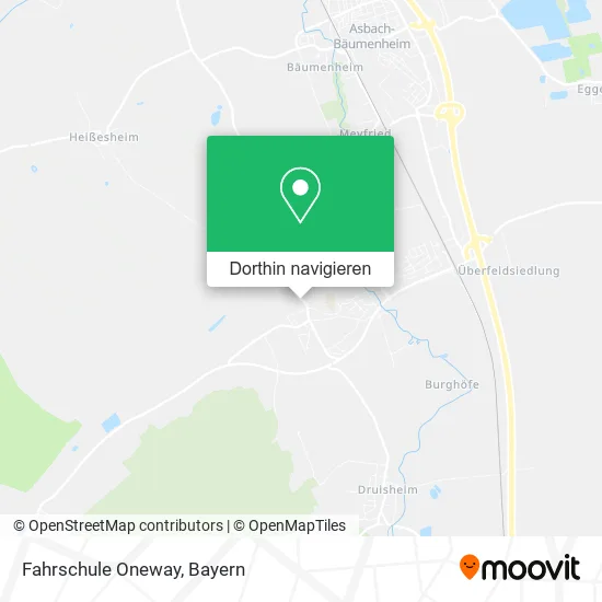 Fahrschule Oneway Karte