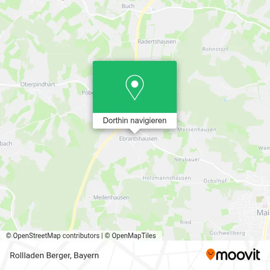 Rollladen Berger Karte