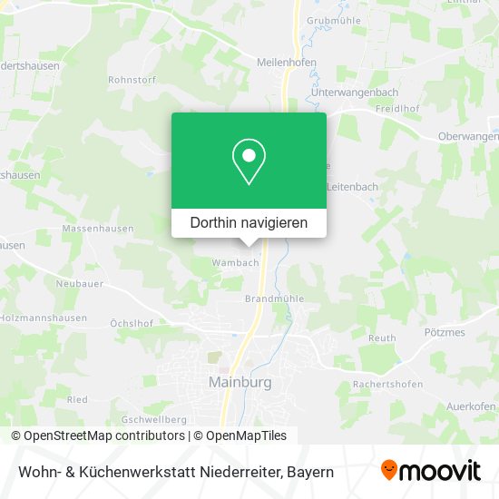 Wohn- & Küchenwerkstatt Niederreiter Karte