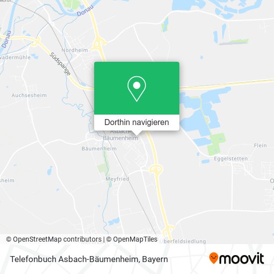 Telefonbuch Asbach-Bäumenheim Karte