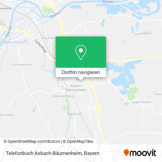 Telefonbuch Asbach-Bäumenheim Karte