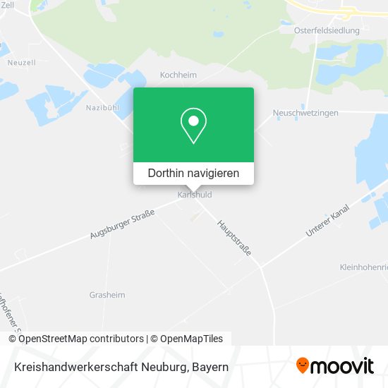 Kreishandwerkerschaft Neuburg Karte