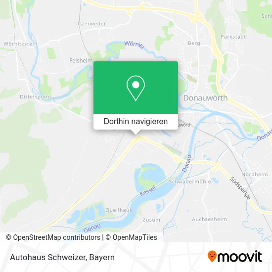 Autohaus Schweizer Karte