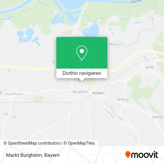 Markt Burgheim Karte