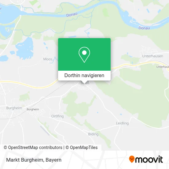 Markt Burgheim Karte