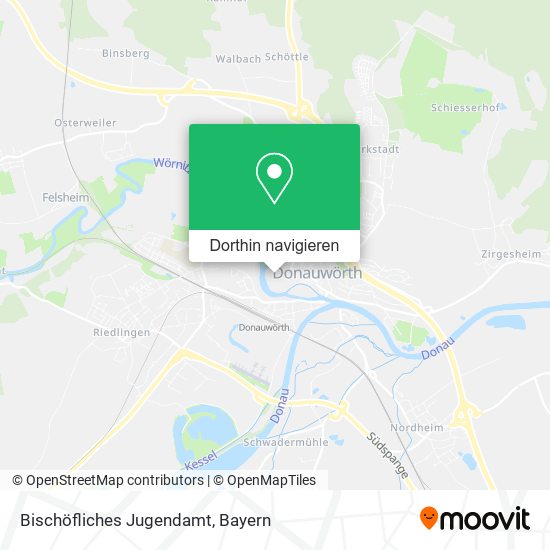 Bischöfliches Jugendamt Karte