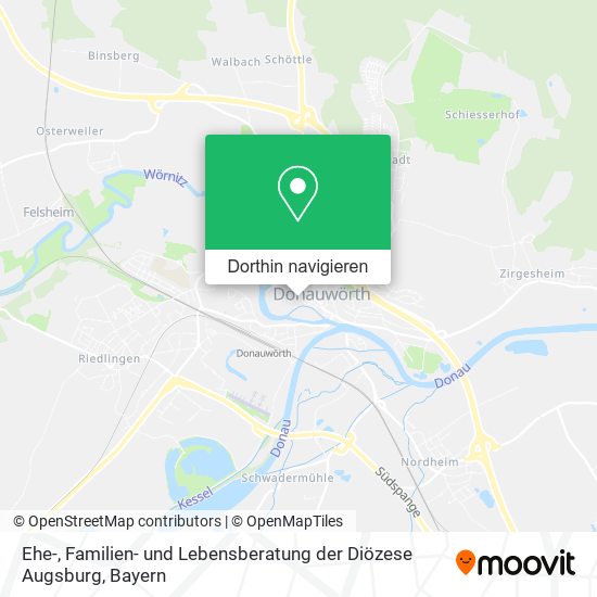 Ehe-, Familien- und Lebensberatung der Diözese Augsburg Karte