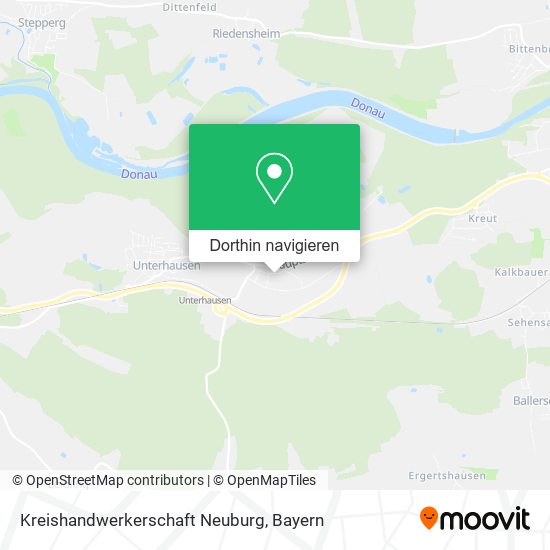 Kreishandwerkerschaft Neuburg Karte