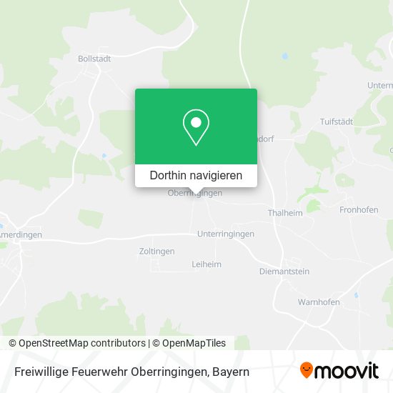 Freiwillige Feuerwehr Oberringingen Karte