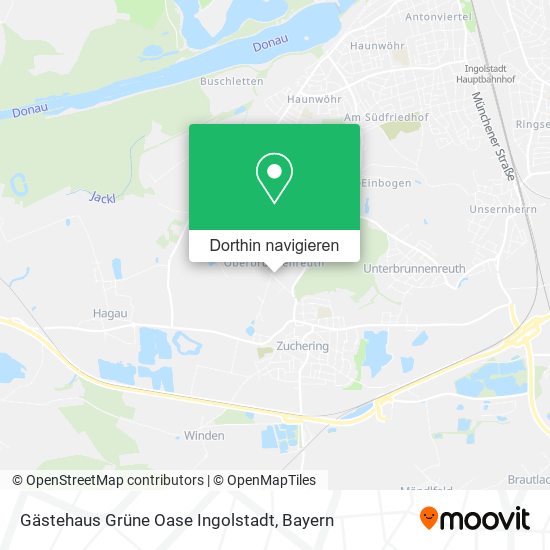 Gästehaus Grüne Oase Ingolstadt Karte
