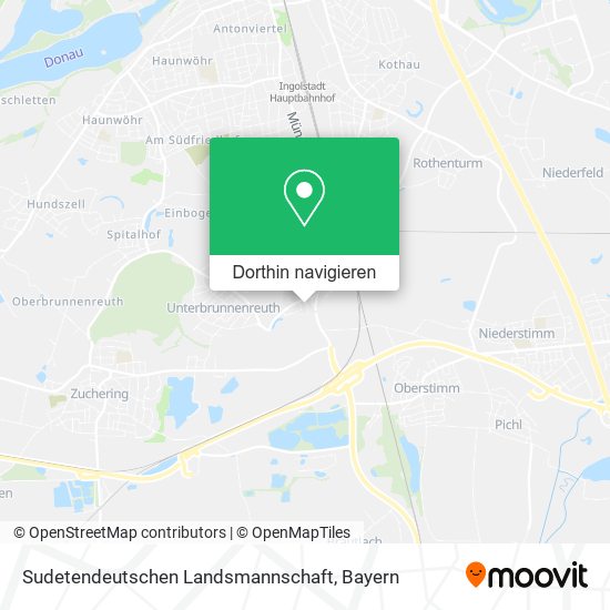 Sudetendeutschen Landsmannschaft Karte