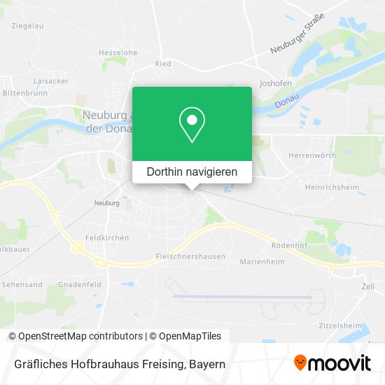 Gräfliches Hofbrauhaus Freising Karte
