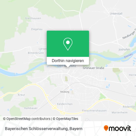 Bayerischen Schlösserverwaltung Karte