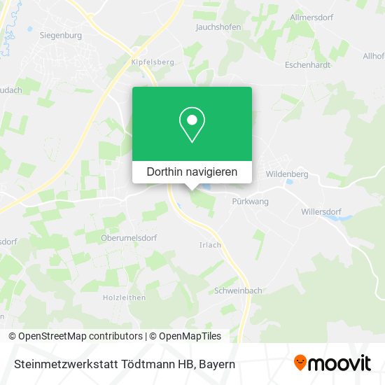 Steinmetzwerkstatt Tödtmann HB Karte