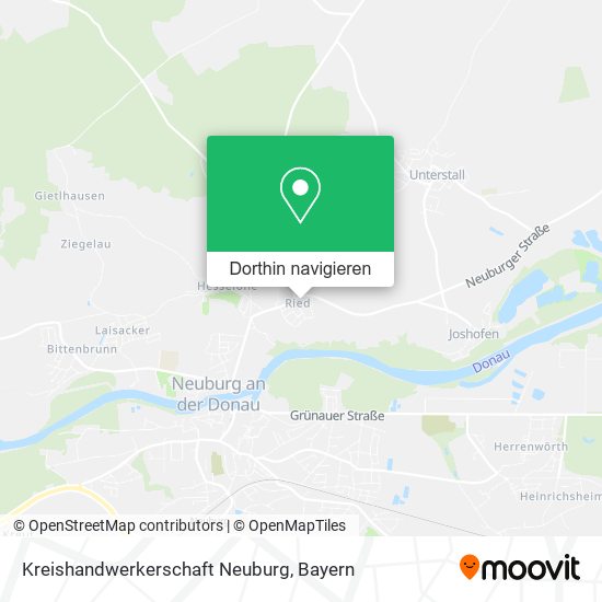 Kreishandwerkerschaft Neuburg Karte