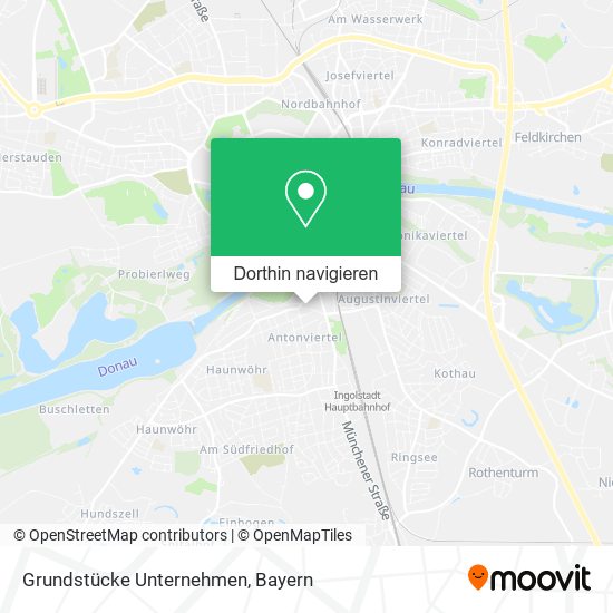 Grundstücke Unternehmen Karte