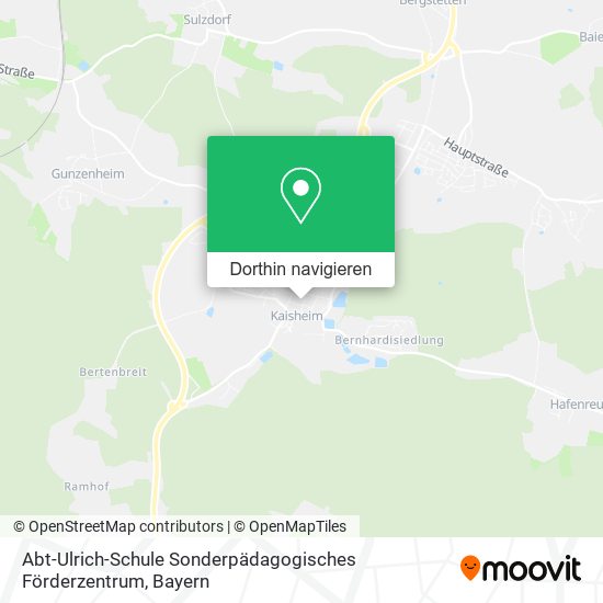 Abt-Ulrich-Schule Sonderpädagogisches Förderzentrum Karte