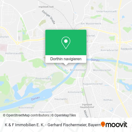 K & F Immobilien E. K. - Gerhard Fischermeier Karte
