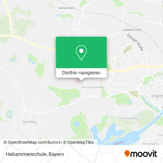 Hebammenschule Karte