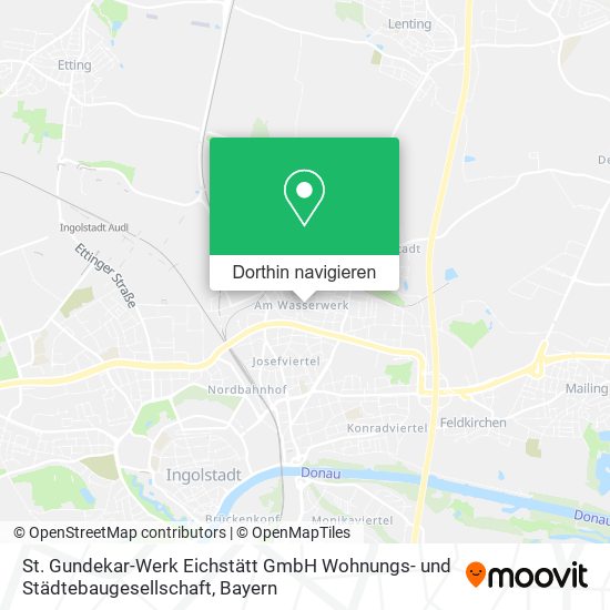 St. Gundekar-Werk Eichstätt GmbH Wohnungs- und Städtebaugesellschaft Karte