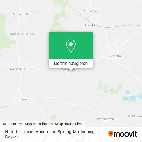 Naturheilpraxis Annemarie Spreng-Modsching Karte