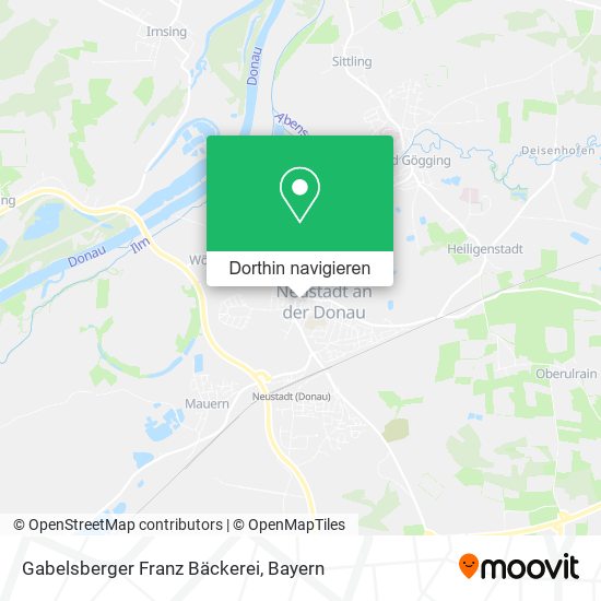 Gabelsberger Franz Bäckerei Karte