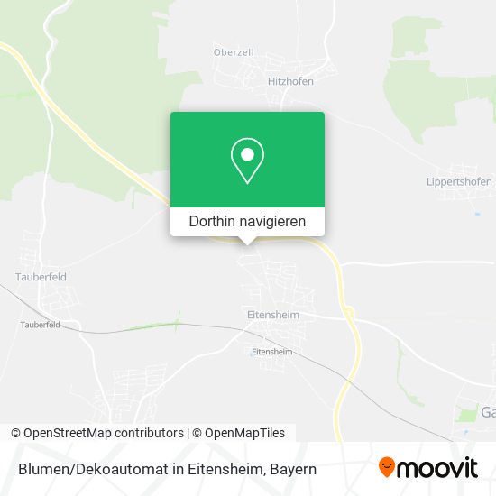 Blumen / Dekoautomat in Eitensheim Karte