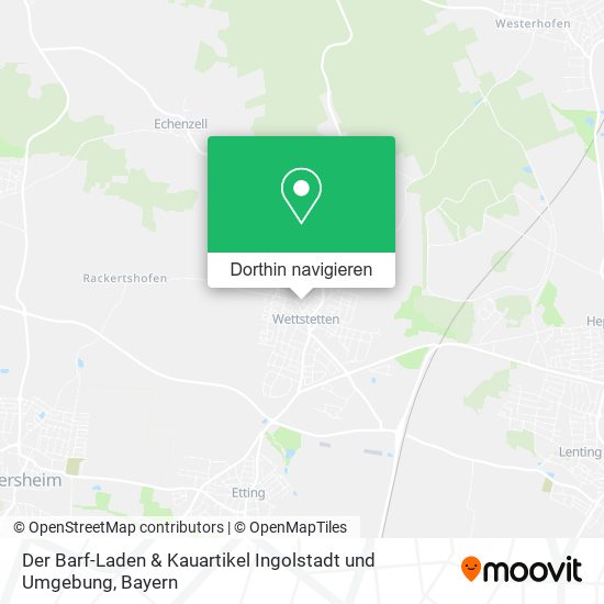 Der Barf-Laden & Kauartikel Ingolstadt und Umgebung Karte