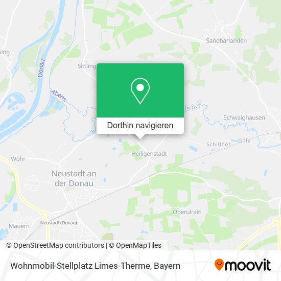 Wohnmobil-Stellplatz Limes-Therme Karte