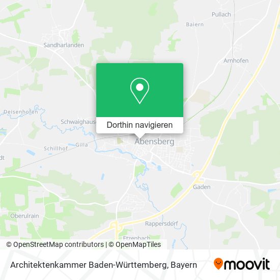 Architektenkammer Baden-Württemberg Karte