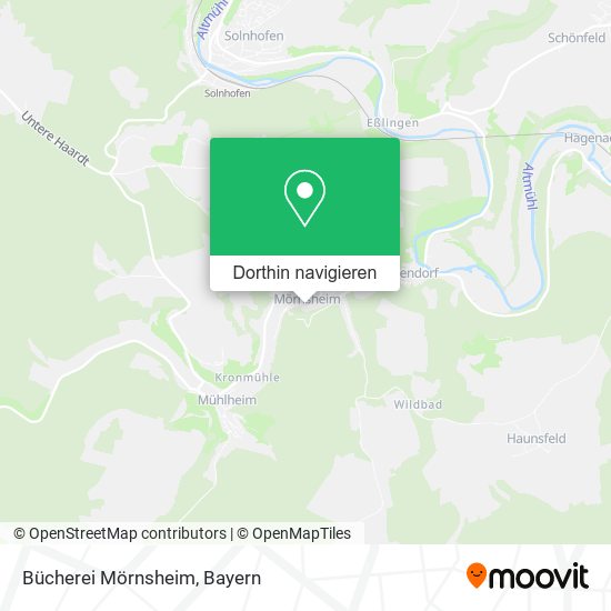 Bücherei Mörnsheim Karte