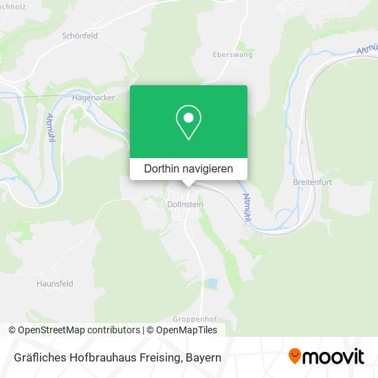 Gräfliches Hofbrauhaus Freising Karte