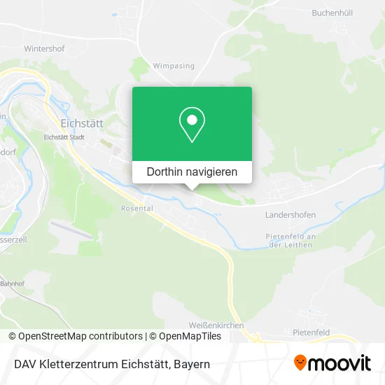 DAV Kletterzentrum Eichstätt Karte