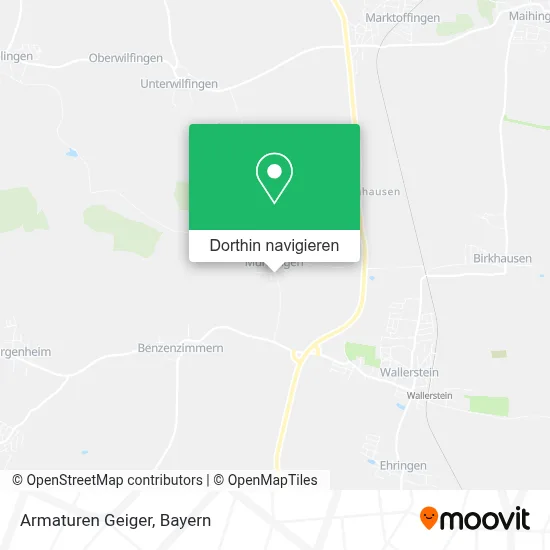 Armaturen Geiger Karte