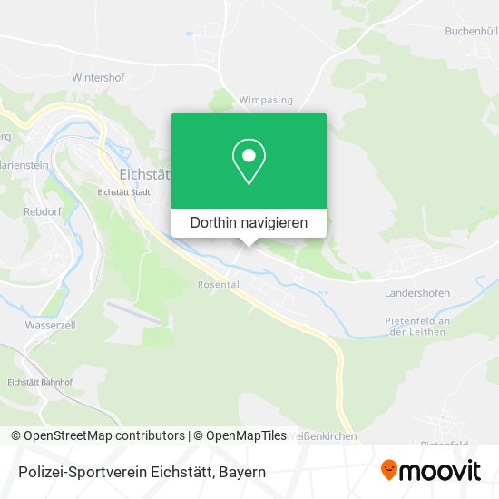 Polizei-Sportverein Eichstätt Karte