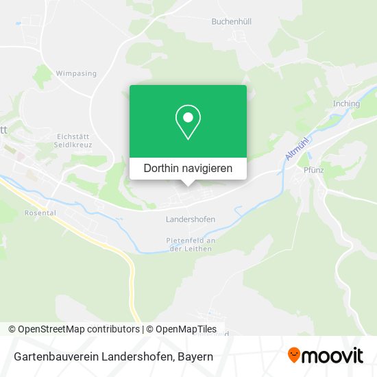 Gartenbauverein Landershofen Karte