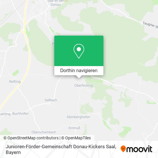 Junioren-Förder-Gemeinschaft Donau-Kickers Saal Karte