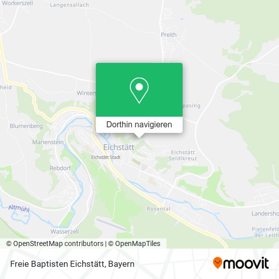 Freie Baptisten Eichstätt Karte