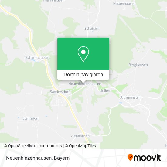 Neuenhinzenhausen Karte
